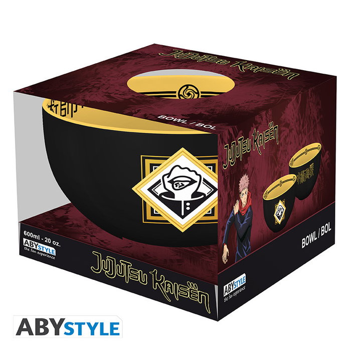 ABYstyle Bowl/Tazón Jujutsu Kaisen - Tokyo Curse Technical School, Colección Oficial, 600ml, Gres, Microondas