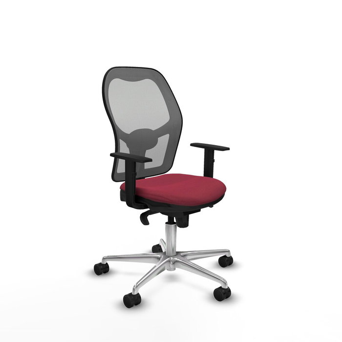 PIQUERAS Y CRESPO Silla de Oficina Jorquera Granate y Gris PIQUERAS Y CRESPO Silla de Oficina Jorquera Granate y Gris