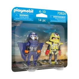 Playmobil Duo Pack Air Stunt Show 70824 Contiene Dos Personajes Juguete Infantil +4 Años
