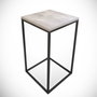 Hanah Home Mesa Auxiliar Roble Marino 35x35x62cm
