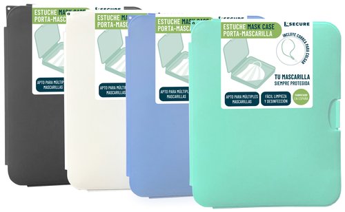 Estuche Porta Mascarilla Xsecure 105X130 Mm. Gris