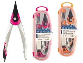 Compas Liderpapel Adaptador Universal Minas Afilaminas Y Goma Colores Surtidos 12 unidades