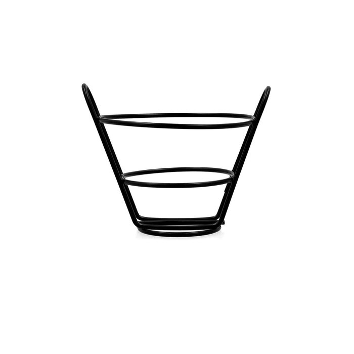 Medio Cono Metal Gastro Black Quid 13,5x11,5x10,5 cm (12 Unidades) Medio Cono Metal Gastro Black Quid 13,5x11,5x10,5 cm (12 Unidades)