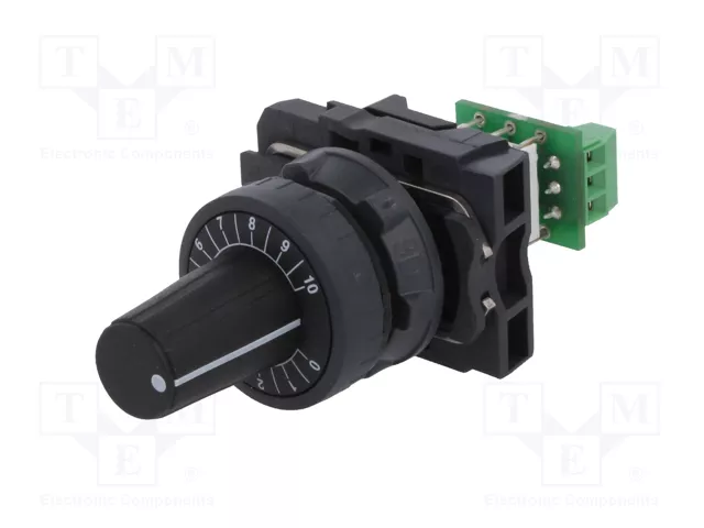 SCHNEIDER ELECTRIC Potenciómetro Harmony XB5 4,7kΩ Negro SCHNEIDER ELECTRIC Potenciómetro Harmony XB5 4,7kΩ Negro