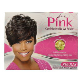 Luster Pink Kit Relaxer Regular Alisador de Cabello Sin Lejía 400ml