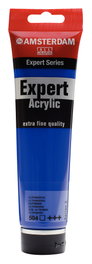 Amsterdam Expert Series Pintura Acrílica Azul Ultramar 504, 150 ml