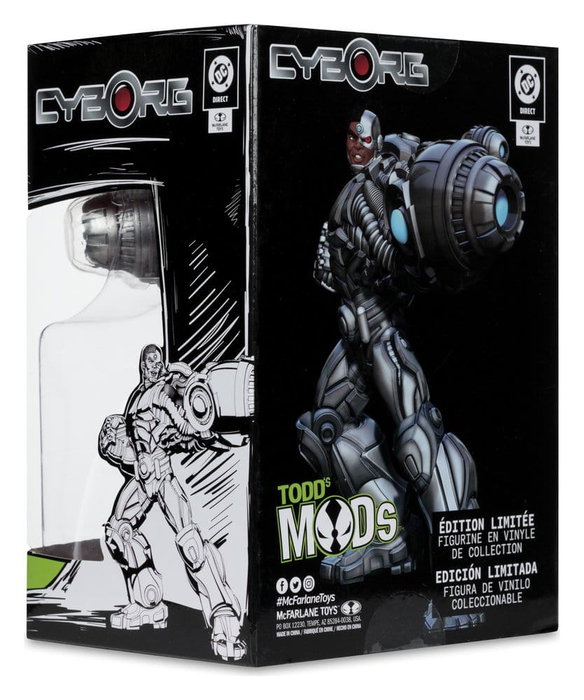 DC Direct Estatua Collector Vinyl Cyborg 12 cm