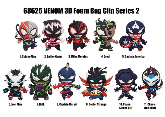 Venom Colgantes PVC 3D Series 2 Expositor (24) Venom Colgantes PVC 3D Series 2 Expositor (24)