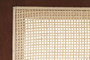 DKD Home Decor Estantería Sixties Madera de Mango y Fibra Natural Negro 100 x 40 x 180 cm