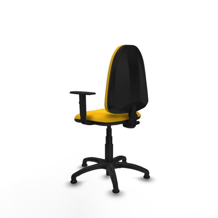 PIQUERAS Y CRESPO Silla de oficina Aýna Amarilla con Brazos 1D PIQUERAS Y CRESPO Silla de oficina Aýna Amarilla con Brazos 1D