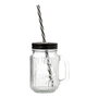 Quid Jarra de Vidrio con Tapa de Acero Maison 47 cL (12 Unidades)