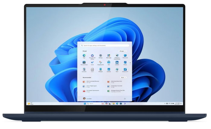 Lenovo IdeaPad 5 Ultra 7 255U 16 pulg. Táctil 32GB 1TB Cosmic Blue