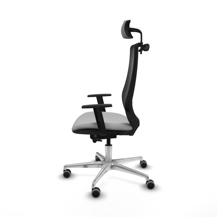 PIQUERAS Y CRESPO Silla de oficina Mardos con mecanismo Sincro/Traslack Gris claro/Negro PIQUERAS Y CRESPO Silla de oficina Mardos con mecanismo Sincro/Traslack Gris claro/Negro