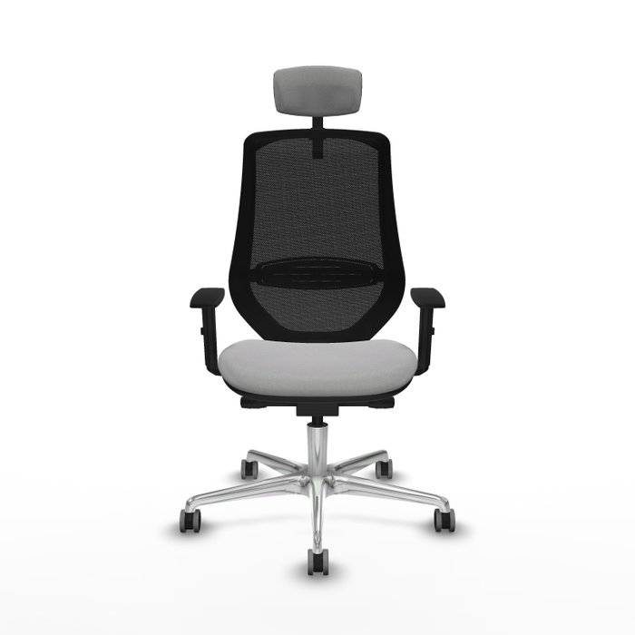 PIQUERAS Y CRESPO Silla de oficina Mardos con mecanismo Sincro/Traslack Gris claro/Negro PIQUERAS Y CRESPO Silla de oficina Mardos con mecanismo Sincro/Traslack Gris claro/Negro