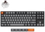 Keychron K8M/K10M Super Brown Teclado Mecánico Inalámbrico Gaming Retroiluminado RGB Gris-Negro