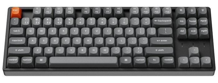 Keychron K8M/K10M Super Brown Teclado Mecánico Inalámbrico Gaming Retroiluminado RGB Gris-Negro
