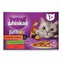Whiskas Comida Húmeda para Gatos Adultos Tasty Mix Selección 13x4x85gr
