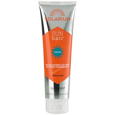 Alfaparf Milano Mascarilla Capilar Nutritiva Solarium Sun Hair de Intensa Acción Anti-Sequedad para Cabello Seco y Dañado por Sol y Mar 150 ml Alfaparf Milano Mascarilla Capilar Nutritiva Solarium Sun Hair de Intensa Acción Anti-Sequedad para Cabello Seco y Dañado por Sol y Mar 150 ml