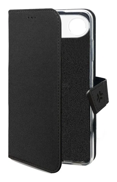 Apple Funda Cartera Para iPhone 17 Air 16.5 cm (6.5") Con Imitación Piel Negro, Cierre Magnético, Soporte y Bolsillo Para 3 Tarjetas
