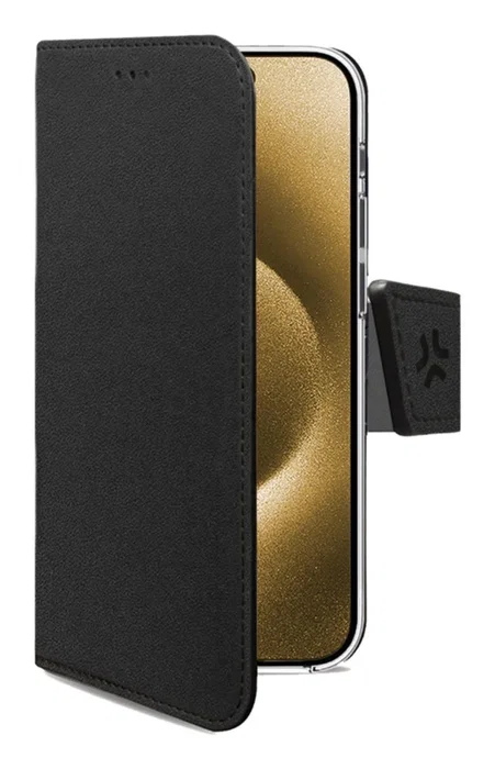 Apple Funda Cartera Para iPhone 17 Air 16.5 cm (6.5") Con Imitación Piel Negro, Cierre Magnético, Soporte y Bolsillo Para 3 Tarjetas