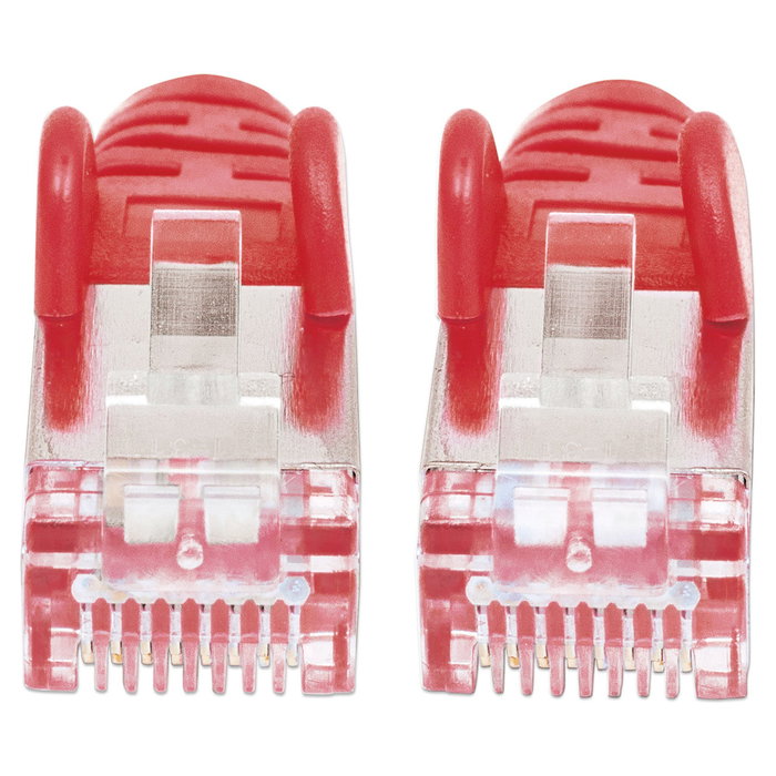 Intellinet Patchkabel RJ45 S/FTP Cat6 Cobre LSZH 15m Rojo - Cable de Red