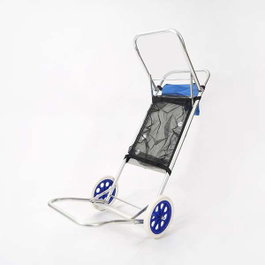 Ociotrends Carro de playa de aluminio 22x0,8 cm carrito plegable ligero