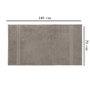Mijölnir Chicago Bath 70 x 140 cm Toalla de Baño - Gris Cálido 100% Algodón 450 gr/m²