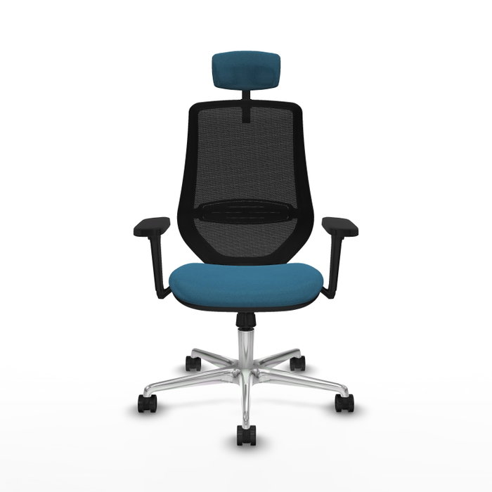 PIQUERAS Y CRESPO Silla de oficina Mardos con mecanismo Sincro, Verde petróleo y Negro PIQUERAS Y CRESPO Silla de oficina Mardos con mecanismo Sincro, Verde petróleo y Negro