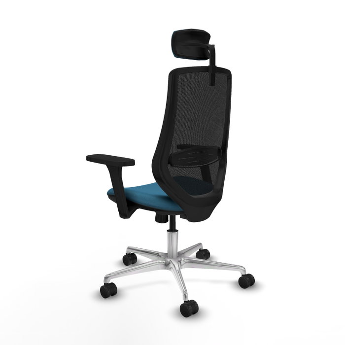 PIQUERAS Y CRESPO Silla de oficina Mardos con mecanismo Sincro, Verde petróleo y Negro PIQUERAS Y CRESPO Silla de oficina Mardos con mecanismo Sincro, Verde petróleo y Negro