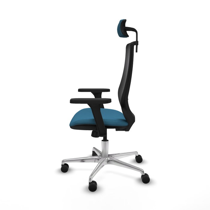 PIQUERAS Y CRESPO Silla de oficina Mardos con mecanismo Sincro, Verde petróleo y Negro PIQUERAS Y CRESPO Silla de oficina Mardos con mecanismo Sincro, Verde petróleo y Negro
