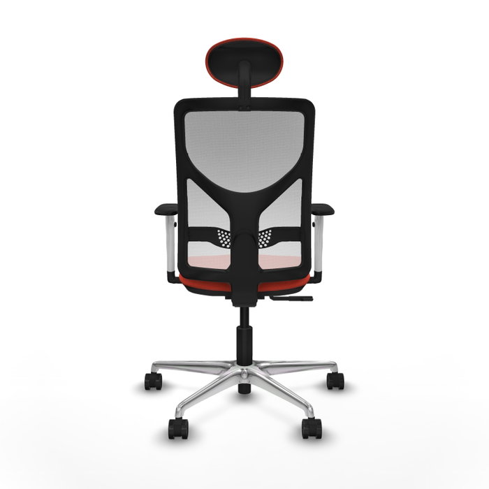 PIQUERAS Y CRESPO Silla de oficina Motilla con mecanismo Sincro, Naranja oscuro y Blanco PIQUERAS Y CRESPO Silla de oficina Motilla con mecanismo Sincro, Naranja oscuro y Blanco