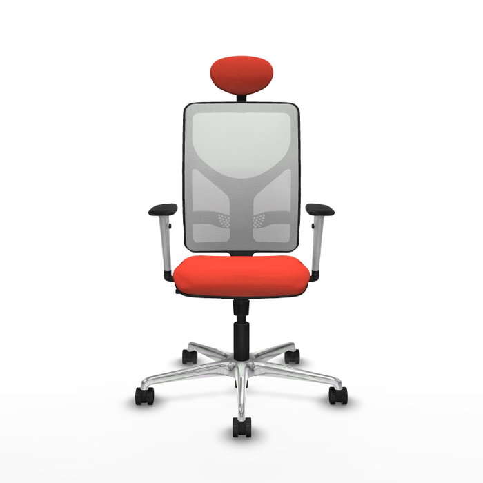 PIQUERAS Y CRESPO Silla de oficina Motilla con mecanismo Sincro, Naranja oscuro y Blanco PIQUERAS Y CRESPO Silla de oficina Motilla con mecanismo Sincro, Naranja oscuro y Blanco