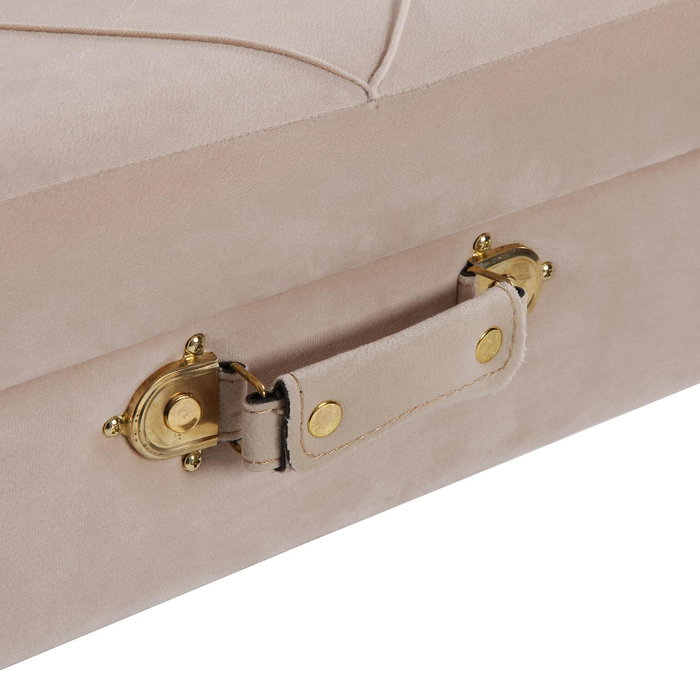 Versa Pie de Cama Petto Beige 42x80 cm