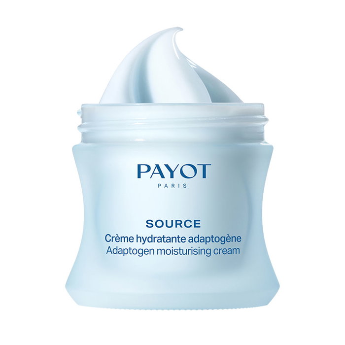 PAYOT SOURCE Crème Hydratante Adaptogène 50 ml - Crema Facial Hidratante 48h, Pieles Normales a Secas, Tratamiento Adaptógeno