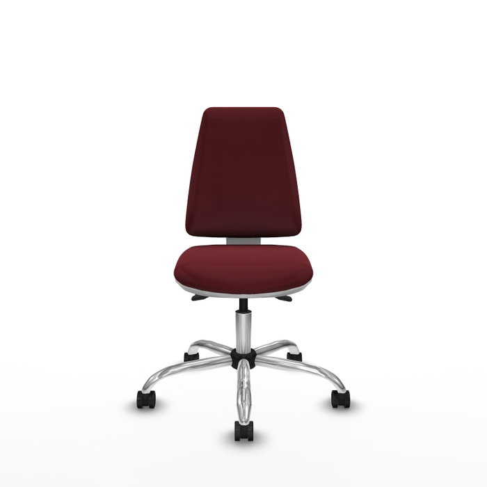 PIQUERAS Y CRESPO Silla de oficina Elche en Similpiel Granate con mecanismo Asincro PIQUERAS Y CRESPO Silla de oficina Elche en Similpiel Granate con mecanismo Asincro
