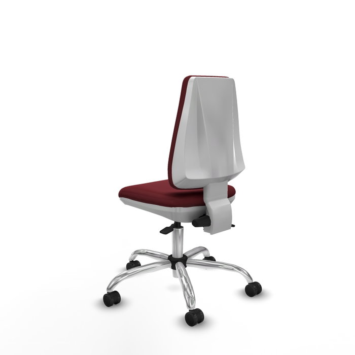 PIQUERAS Y CRESPO Silla de oficina Elche en Similpiel Granate con mecanismo Asincro PIQUERAS Y CRESPO Silla de oficina Elche en Similpiel Granate con mecanismo Asincro