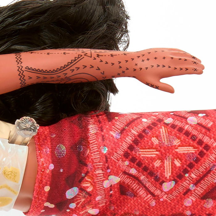 Mattel Muñeca Princesa Vaiana Nadadora JFF09 Disney Princess con Cambio de Color Inspirada en Vaiana 2