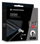 Conceptronic CUSTODIO02BNTM Cable de Seguridad de Doble Cabezal con Llave