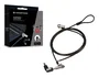 Conceptronic CUSTODIO02BNTM Cable de Seguridad de Doble Cabezal con Llave