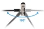 Conceptronic CUSTODIO02BNTM Cable de Seguridad de Doble Cabezal con Llave