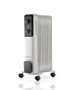 DAEWOO Radiador de aceite de 7 elementos 1500W - 3 niveles - blanco/negro
