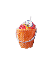 Marbueno Conjunto Cubo de Playa con Accesorios Color Naranja 19x15 cm MARBUENO SUMMER 10327N