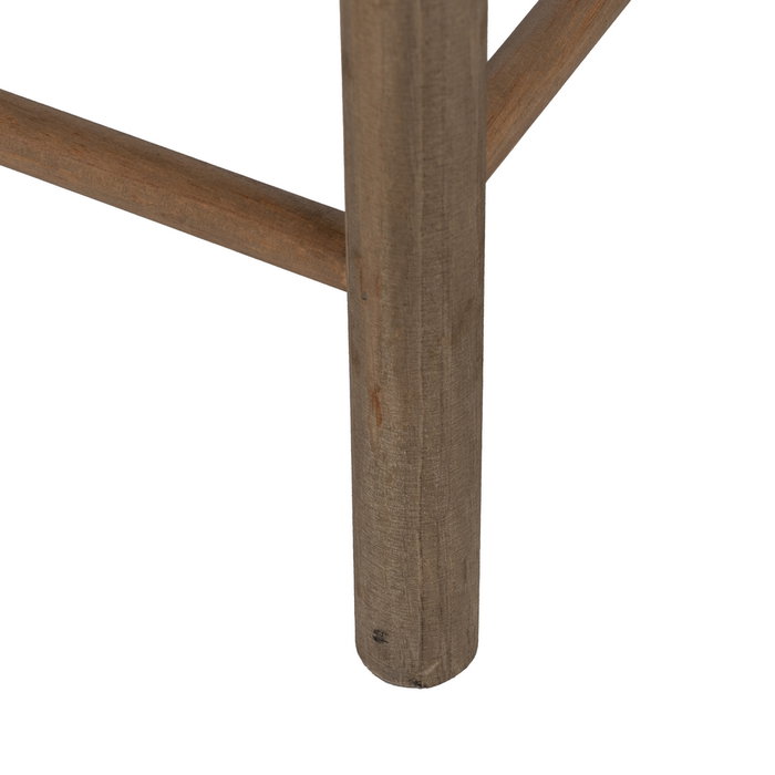 S/2 Mesitas Natural Bambú 32,50 X 32,50 X 70 cm