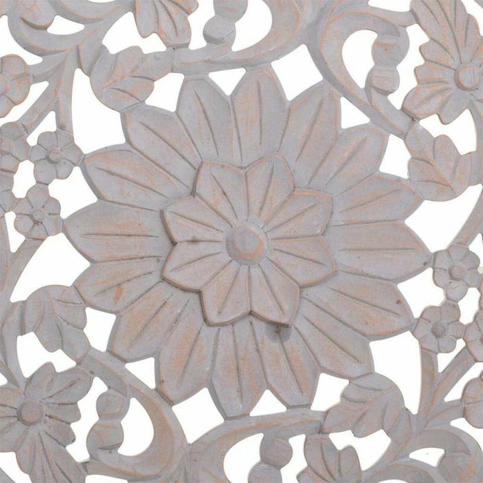 Decoración de Pared Alexandra House Living Gris Madera MDF 3 x 90 x 90 cm Decoración de Pared Alexandra House Living Gris Madera MDF 3 x 90 x 90 cm