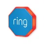 Ring Alarm Outdoor Siren Sirena Exterior con Cable Azul, Z-Wave, Funciona con 3 Baterías Tipo D (28V), Luz de Alarma
