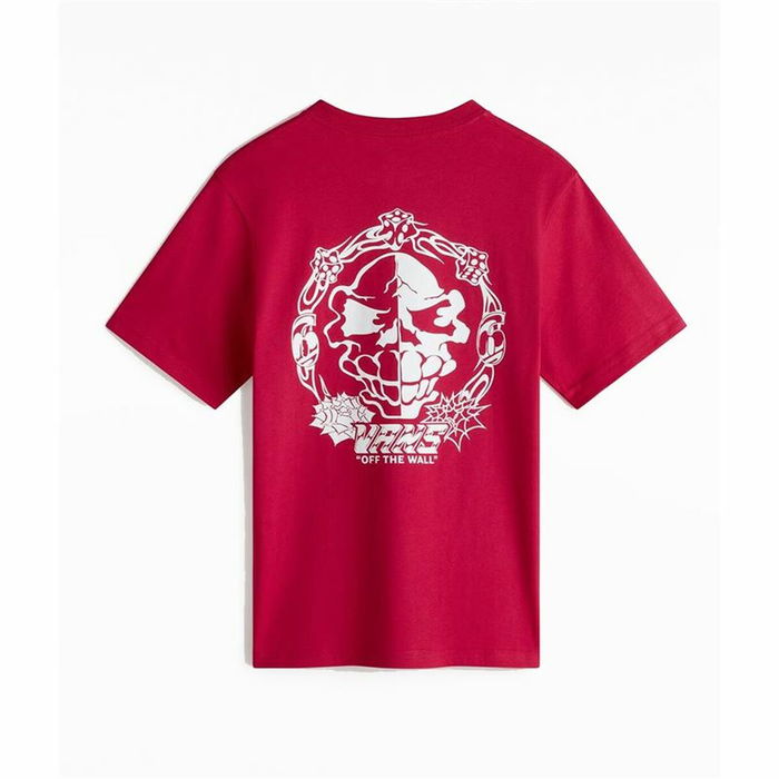 Camiseta de Manga Corta Infantil Vans Mister Sinister Ss Rojo Rojo Carmesí