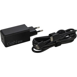 Lenovo Cargador Mini USB-C GaN 65W Negro G0A665WBEU