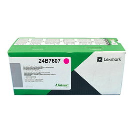 Lexmark Toner 24B7607 Magenta, Cartucho de Tóner Compatible con Impresoras Lexmark
