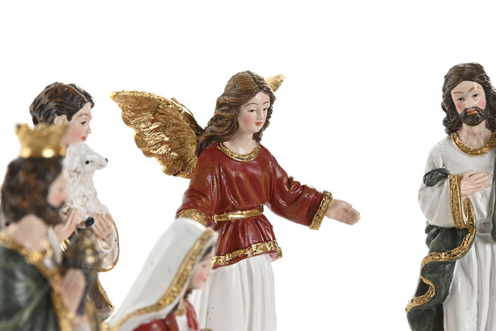 DKD Home Decor Nacimiento Navidad Tradicional Multicolor Set 8 Piezas Resina 4x5x12 cm DKD Home Decor Nacimiento Navidad Tradicional Multicolor Set 8 Piezas Resina 4x5x12 cm
