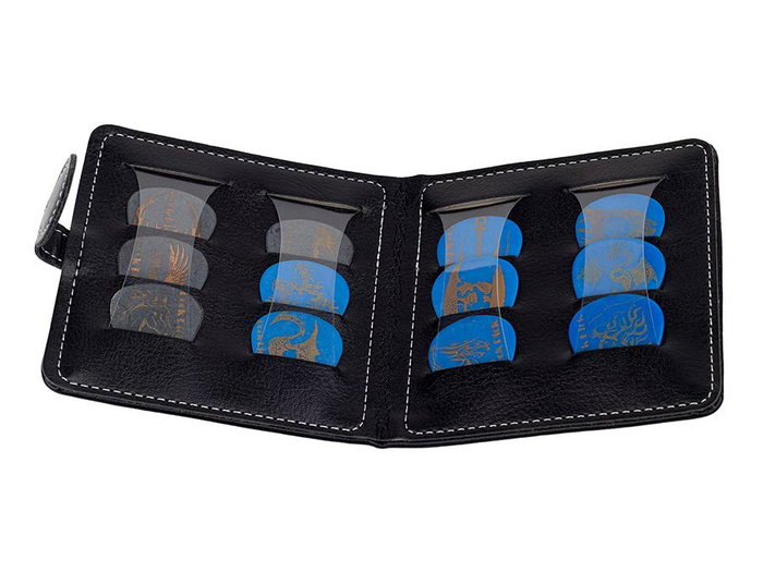 Funda Boston para Púas Pvc Negro y Azul +12 Púas
